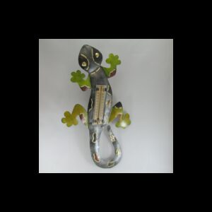 Thermomètre mural salamandre métal