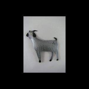 2 Magnets chèvre-mouton métal