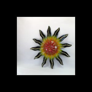 Décor mural soleil -réalisation artisanale en métal